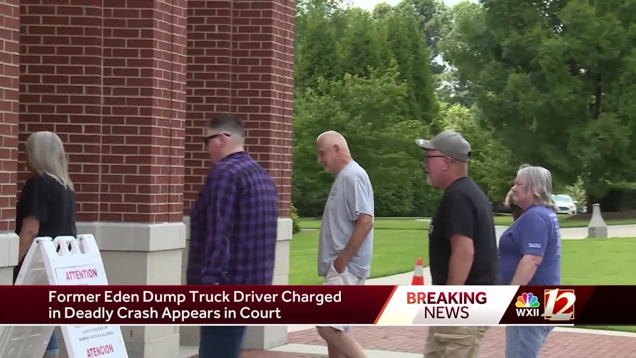 City of Eden dump truck driver appears in court over fatal crash - YouTube
