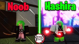 Demon Fall Going From Noob To Love Hashira In One Video...