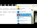 How to disable automatic download photos and files on Telegram