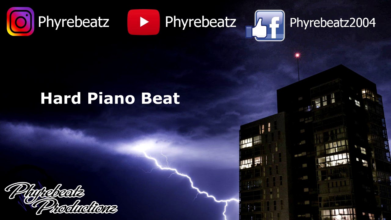 New HARD PIANO  Rap Hip Hop Beat  INSTRUMENTAL 2019 2018 FREESTYLE 