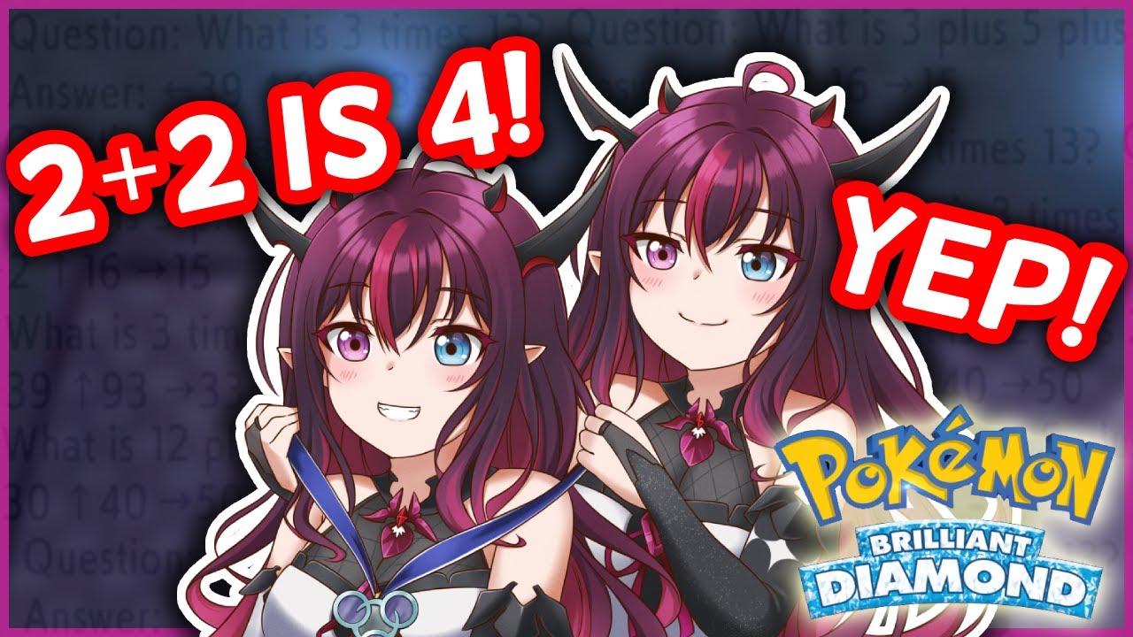 IRyS and Her Brain Cells Are Fighting For Their Lives In Pokémon's 'Math Gym' | HololiveEN Clips