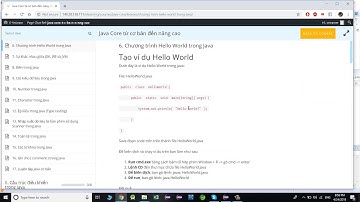Bài 6 - Chương trình Hello Word đầu tiên