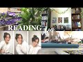 READING VLOG // reset week, self-care + reading