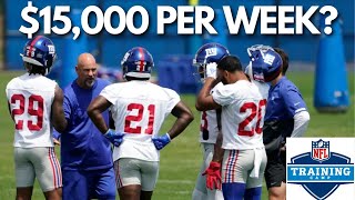 How Much Do NFL Players Make in Training Camp?