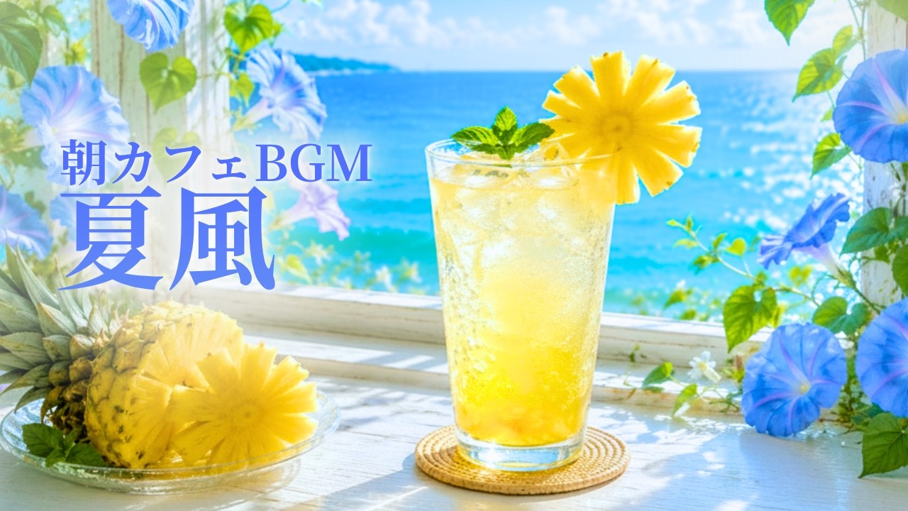 朝カフェBGM】夏風スイートパイナップル【癒しのボサノバ】Morning