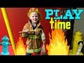 Kid Firemen & Bus Drivers Save the Day!