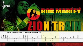 Bob Marley &amp; The Wailers -  Zion Train (Bass Tabs Lesion) @ChamisBass  #chamisbass #basstabs #reggae