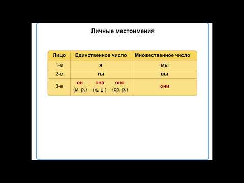 Личные местоимения 1го 2го 3го лица. Роль местоимений и склонение