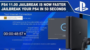 PS4 11.00 Jailbreak Got Much Faster | 50 Seconds Jailbreak