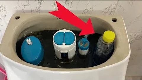 ¿Qué puedo poner en la cisterna del inodoro para mantenerlo limpio?