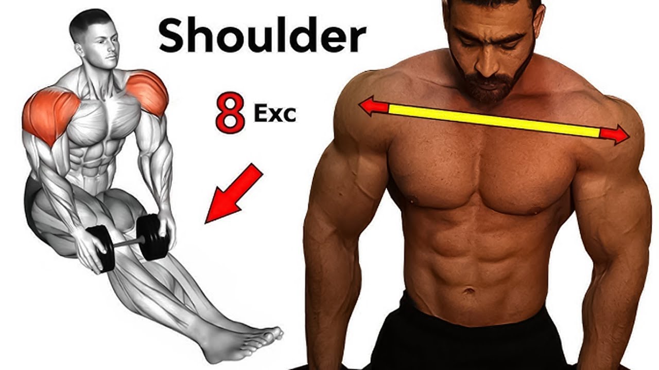 "Best Shoulder Workout in Gym for Bigger & Stronger Shoulders" - YouTube