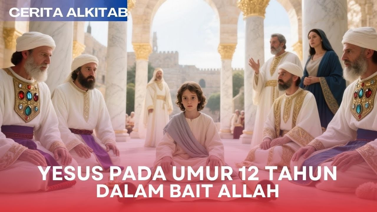 Cerita Alkitab : Yesus pada umur 12 tahun dalam Bait Allah