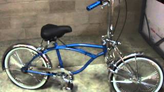 Blue Roadster Lowrider Bike