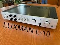 Amplificateur de puissance stéréo LUXMAN M-10X argent AC100V neuf