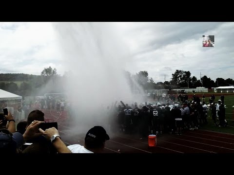 NY Jets ALS Ice Bucket Challenge with Fire Truck Hose