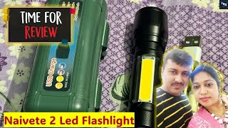 Naivete 2-in-1 Mini LED Flashlight | Portable Torch for Travel & Camping Fun | Shine Bright Anywhere screenshot 4