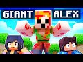 Escape From GIANT ALEX In Minecraft!