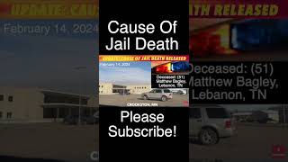 UPDATE: Cause Of Jail Death In Polk County, Minnesota Released