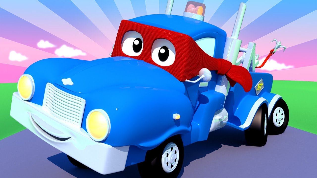 Carl le Super Truck - L'AVION - La Ville des Voitures 🚓 🚒 Dessin animé pour  enfants 