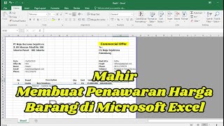 Cara Membuat Penawaran Harga di Excel || Tutorial Office