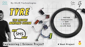 🛞 Tyre Pressure Monitoring System TPMS using Arduino, HX710B Sensor & GSM #project #awardwinning