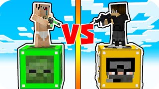 ЛАКИ БЛОК ЗОМБИ vs ЛАКИ БЛОК ВОЕННЫЙ В МАЙНКРАФТ! MINECRAFT НУБ И ПРО ТРОЛЛИНГ ЛОВУШКА