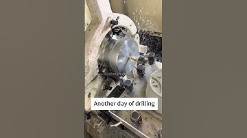 Another day of drilling#cnc  #cncmachine #tornado #cncturning #machiningcenter