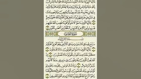 سورة الممتحنة - الآية ١٢إلى سورة الصف - الآية ٥بصوت القارئ ماهر المعيقلي