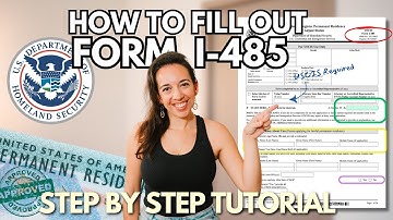 How To Fill Out NEW 2025 FORM I-485 | Step By Step Tutorial