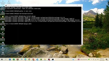 django is not recognized as an internal or external command, program or executable batch file.