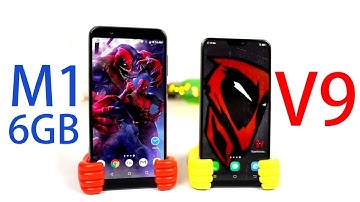 Asus Zenfone Max Pro M1 6gb vs Vivo V9 Speed Test, Memory Management test and Benchmark Scores