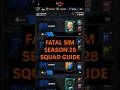 MADFUT 26 FATAL SIM Season 28 Team Guide #madfut #madfut26 #season28