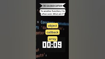 The Callback Captain | JavaScript Riddle #codingchallenge #codingfun #codebreaker #javascript