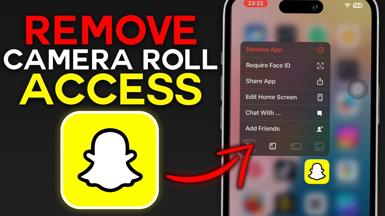 Как удалить доступ к фотоплёнке из Snapchat в 2025 году
