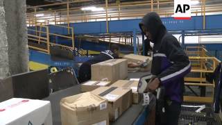 FedEx says Monday is the busiest day in the company's history as they ship 22.6 million packages, do