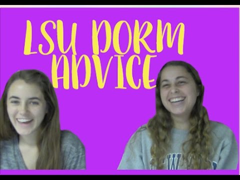 LSU DORMS | how we chose and how the process goes