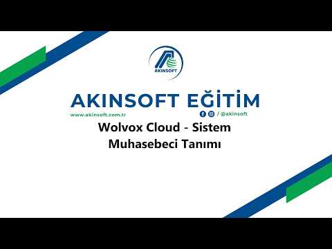 WolvoxCloud - Sistem - Muhasebeci Tanımı
