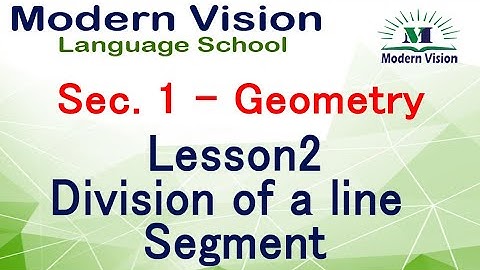 math sec1  geo lesson2division of alin segment