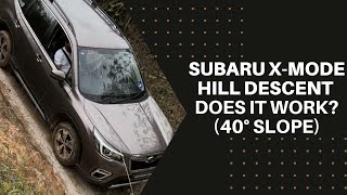 Subaru X-Mode - Hill Descent Control put to the test!