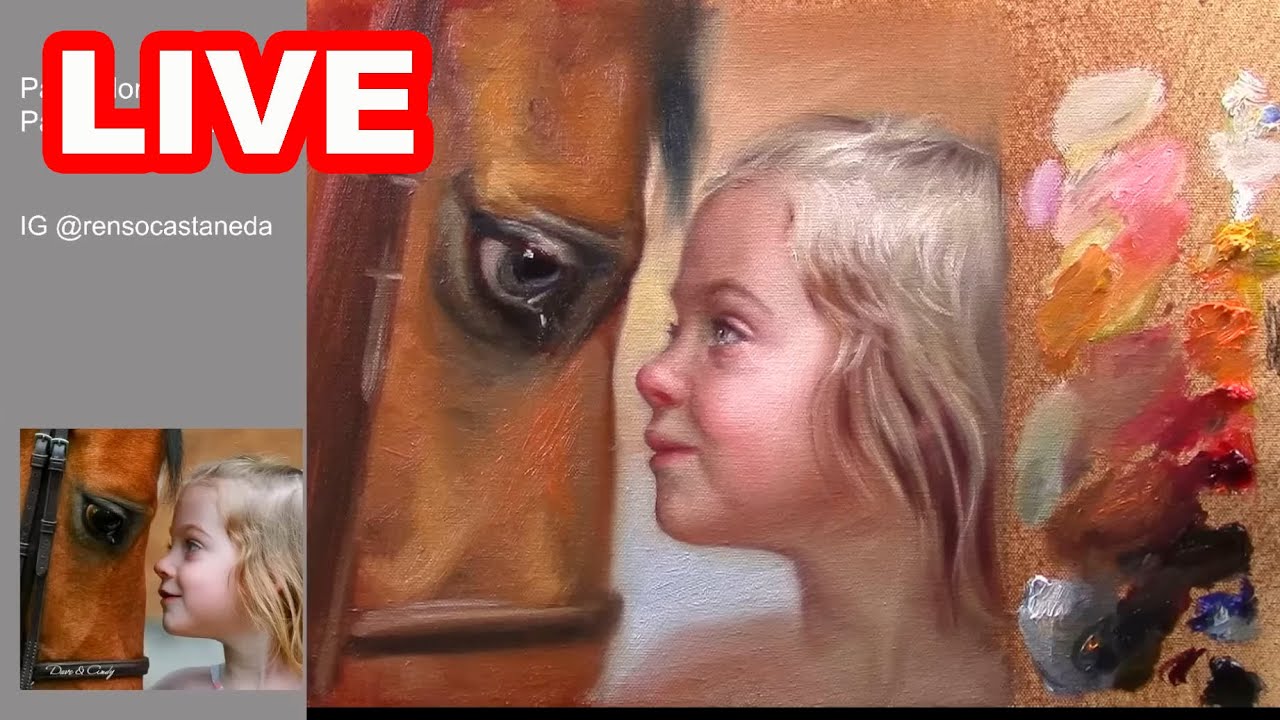 How to paint a portrait with oils - YouTube