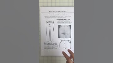 Eliminating Front Rise Wrinkles - Option 3 - fixing a sewing pattern
