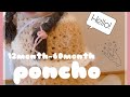 【かぎ針編み】かわいいポンチョ！春にもおすすめ♡【baby crochet】