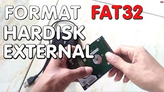 Cara Format Hardisk External Ke FAT32 Work 100% (NTFS Ke Fat32)