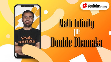 Math Infinity Pe Double Dhamaka🤩 | Double Dhamaka Surprise🎁🎉💥 | V Math Infinity | #Shorts