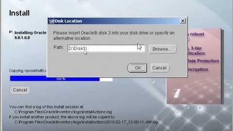 how to install oracle 9i database