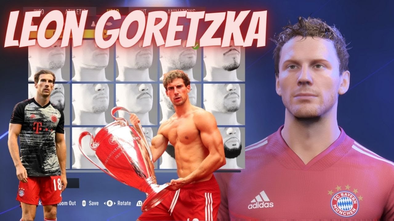 FIFA 22 How to Make Leon Goretzka Pro Clubs Look alike