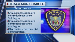 Police Ithaca man charged after s find 35 grams of cocaine