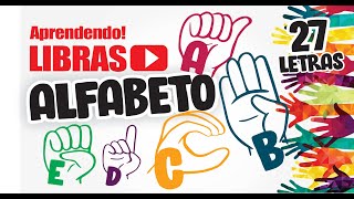 ANIMAÇÃO ALFABETO EM LIBRAS - 4 FORMATOS DE LETRAS