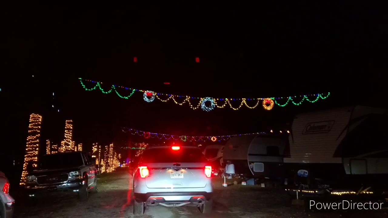 River Rock Camping Christmas Light Show Gadsden Al YouTube