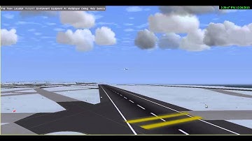 Flightgear: Senecall PA34 taking off..